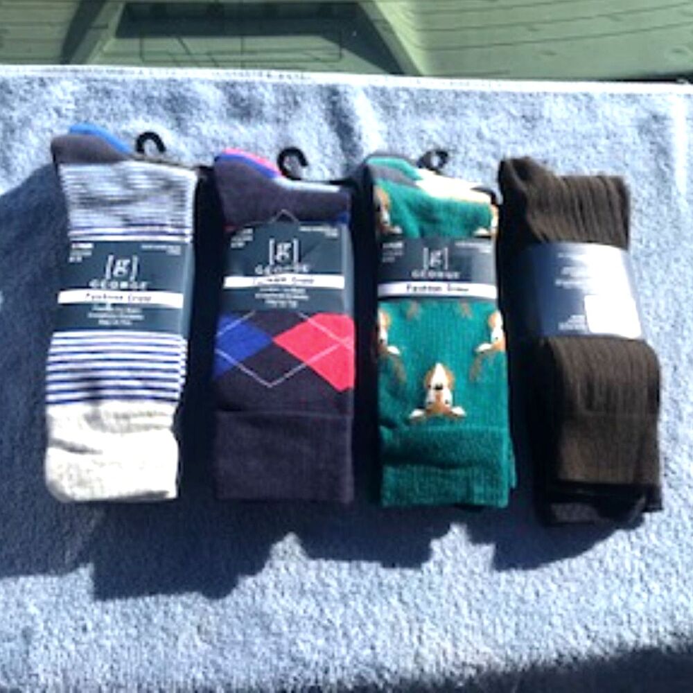 Size: 6-12 Dress Socks {3} Pair Per Sleeve {12} Pairs . {4} Sleeve Bundle . New